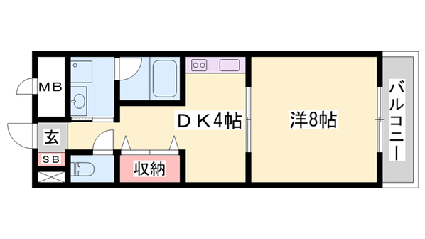 リバーサイド白鷺の物件間取画像